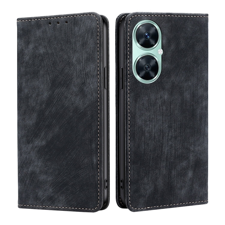 RFID Anti-theft Brush Magnetic Leather Phone Case, Series 2