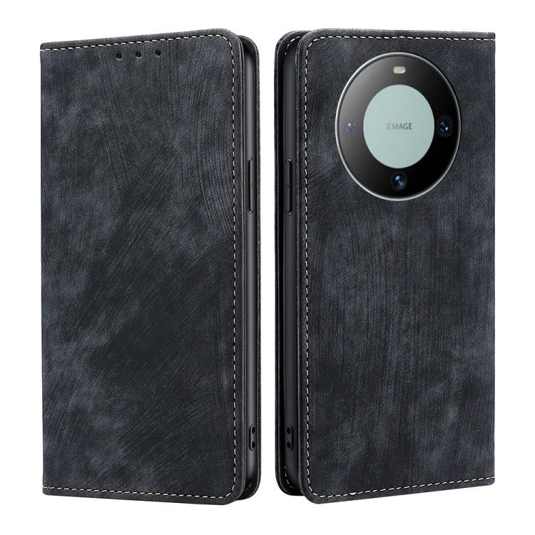 RFID Anti-theft Brush Magnetic Leather Phone Case, Series 2