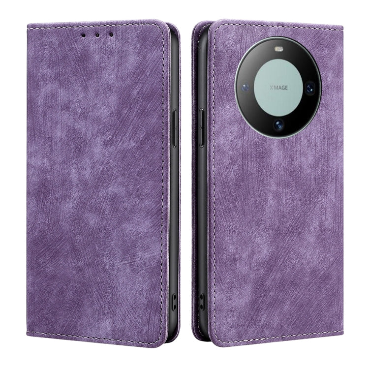 RFID Anti-theft Brush Magnetic Leather Phone Case, Series 2