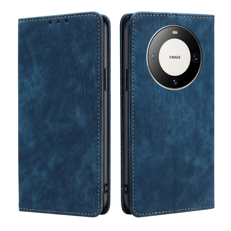 RFID Anti-theft Brush Magnetic Leather Phone Case, Series 1