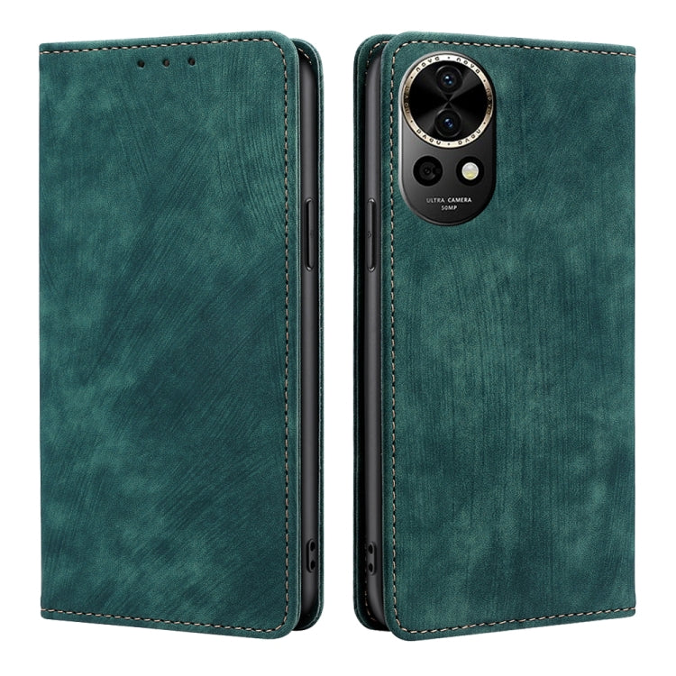 RFID Anti-theft Brush Magnetic Leather Phone Case, Series 1