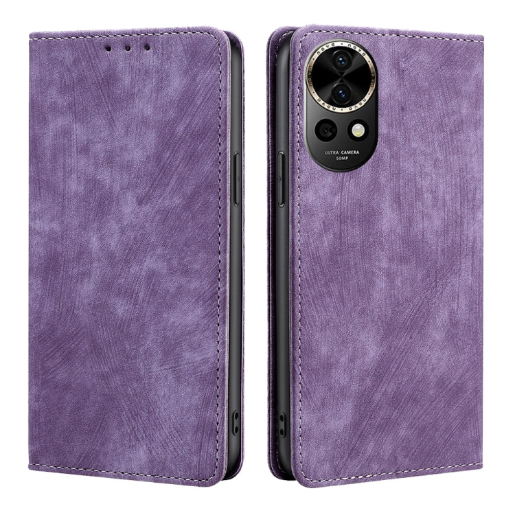 RFID Anti-theft Brush Magnetic Leather Phone Case, Series 1