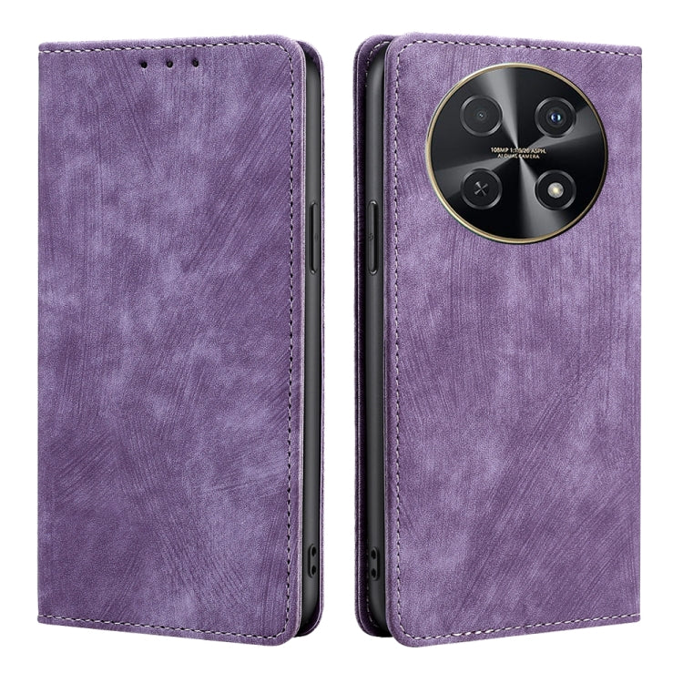 RFID Anti-theft Brush Magnetic Leather Phone Case, Series 1