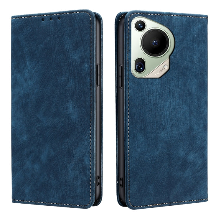 RFID Anti-theft Brush Magnetic Leather Phone Case, Series 1