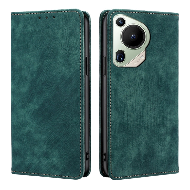 RFID Anti-theft Brush Magnetic Leather Phone Case, Series 1