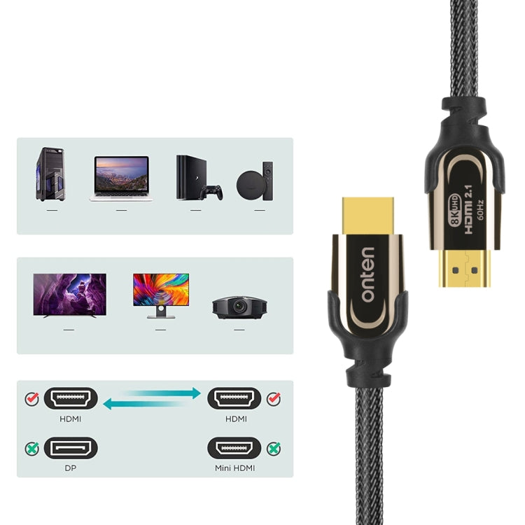 Onten HD180 HDMI 2.1 Version 8K HD Audio Cable My Store