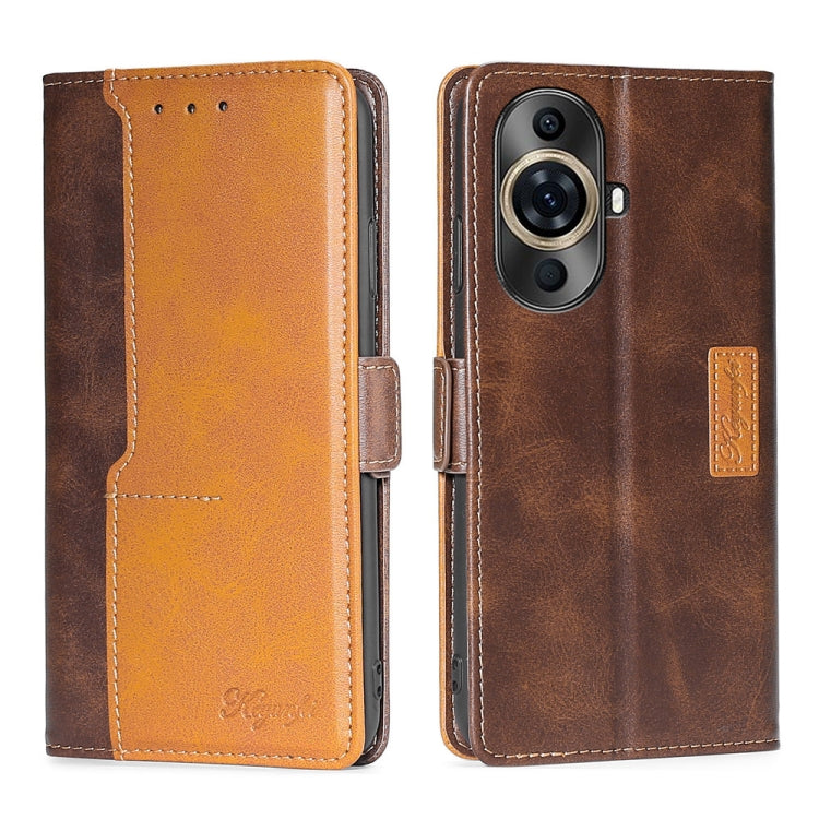 Contrast Color Side Buckle Leather Phone Case, Series 2