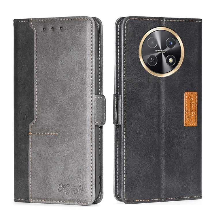 Contrast Color Side Buckle Leather Phone Case, Series 1 My Store