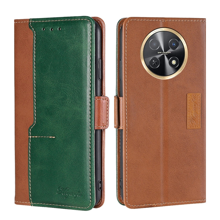 Contrast Color Side Buckle Leather Phone Case, Series 1 My Store