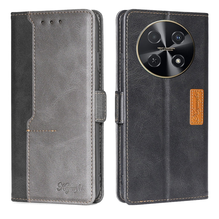 Contrast Color Side Buckle Leather Phone Case, Series 1