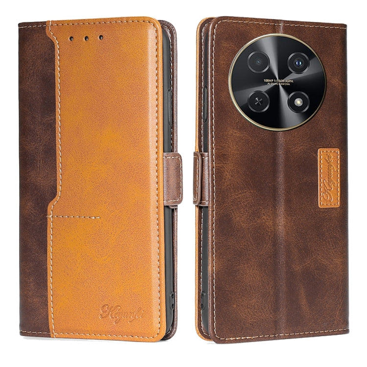 Contrast Color Side Buckle Leather Phone Case, Series 1