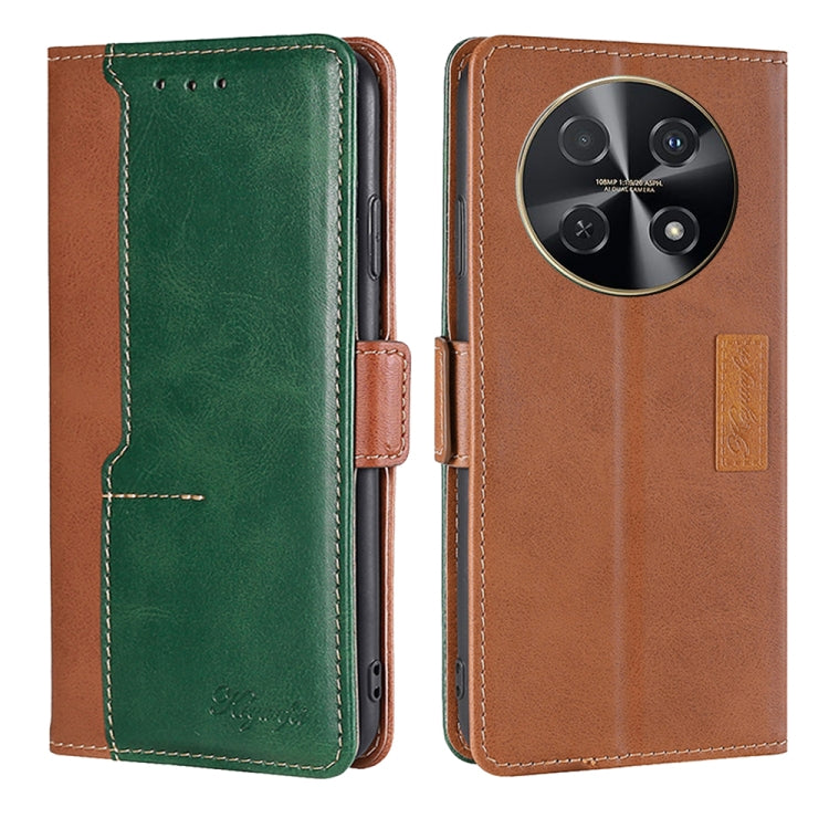 Contrast Color Side Buckle Leather Phone Case, Series 1