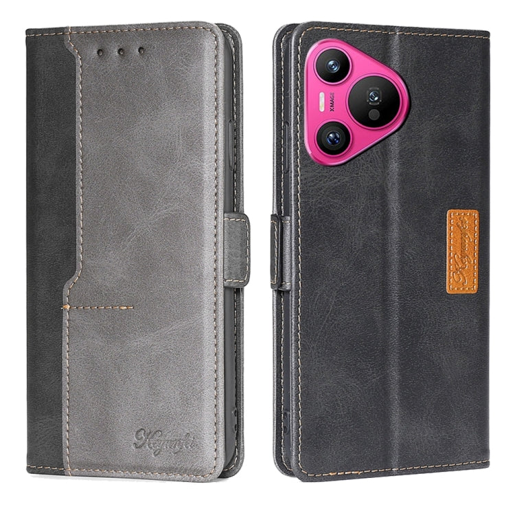 Contrast Color Side Buckle Leather Phone Case, Series 2