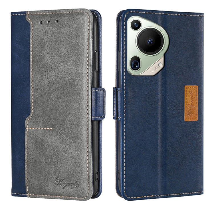 Contrast Color Side Buckle Leather Phone Case, Series 2 My Store