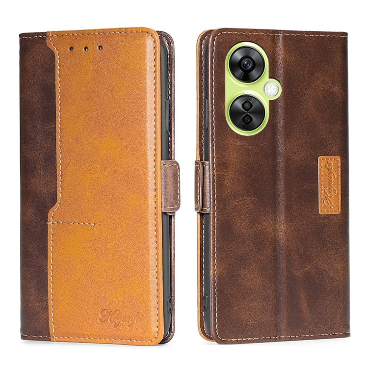 Contrast Color Side Buckle Leather Phone Case My Store