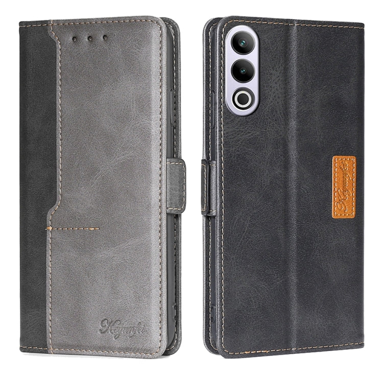 Contrast Color Side Buckle Leather Phone Case My Store