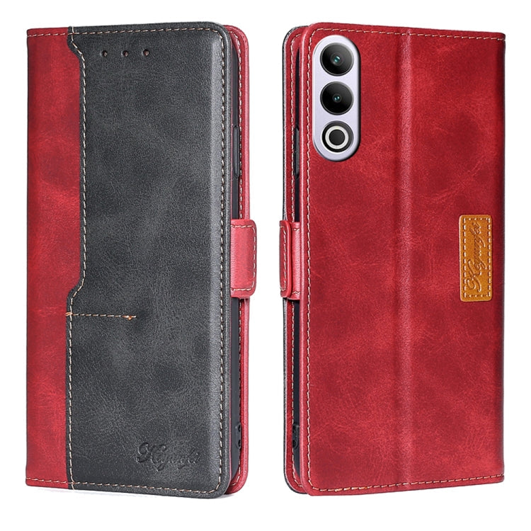 Contrast Color Side Buckle Leather Phone Case My Store