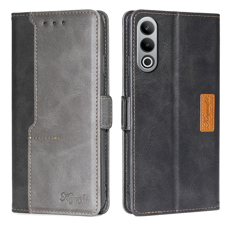 Contrast Color Side Buckle Leather Phone Case My Store