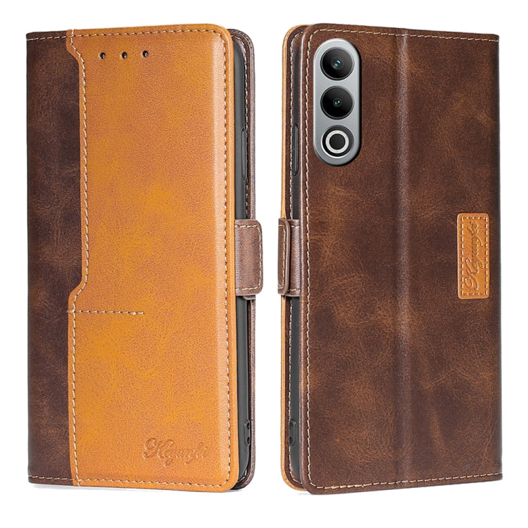 Contrast Color Side Buckle Leather Phone Case My Store