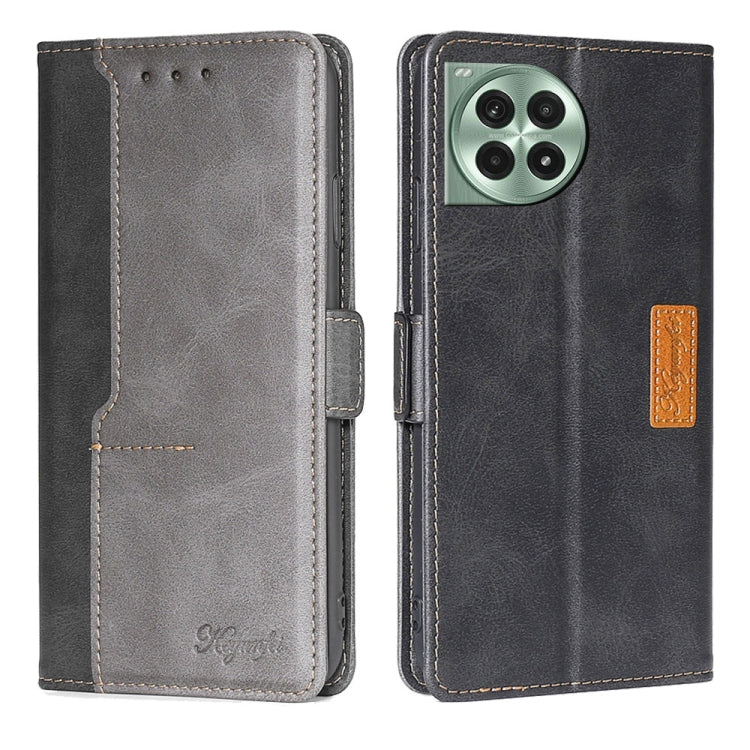 Contrast Color Side Buckle Leather Phone Case My Store