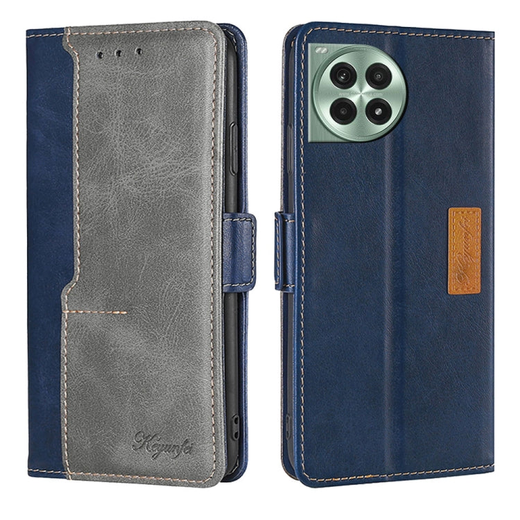 Contrast Color Side Buckle Leather Phone Case My Store