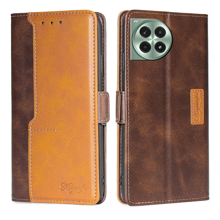 Contrast Color Side Buckle Leather Phone Case My Store