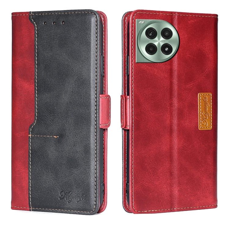 Contrast Color Side Buckle Leather Phone Case My Store