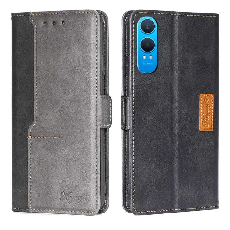 Contrast Color Side Buckle Leather Phone Case My Store