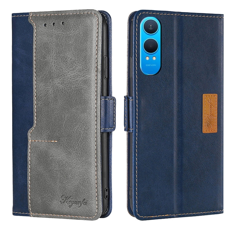 Contrast Color Side Buckle Leather Phone Case My Store