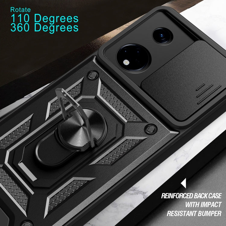 Sliding Camera Cover Design TPU+PC Phone Case