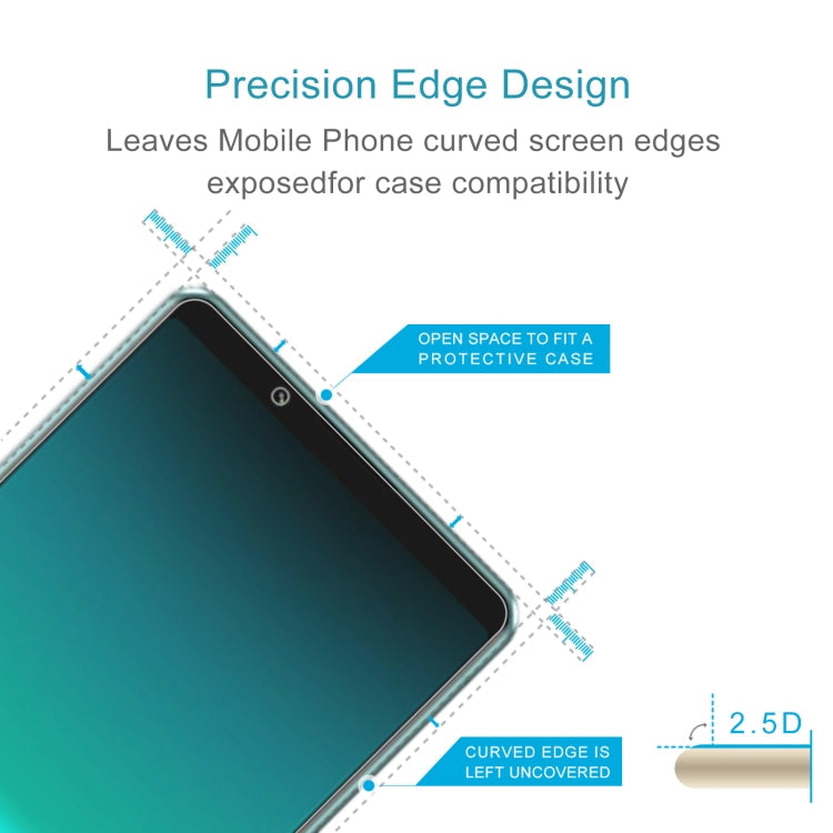 50pcs 0.26mm 9H 2.5D Tempered Glass Film-Reluova