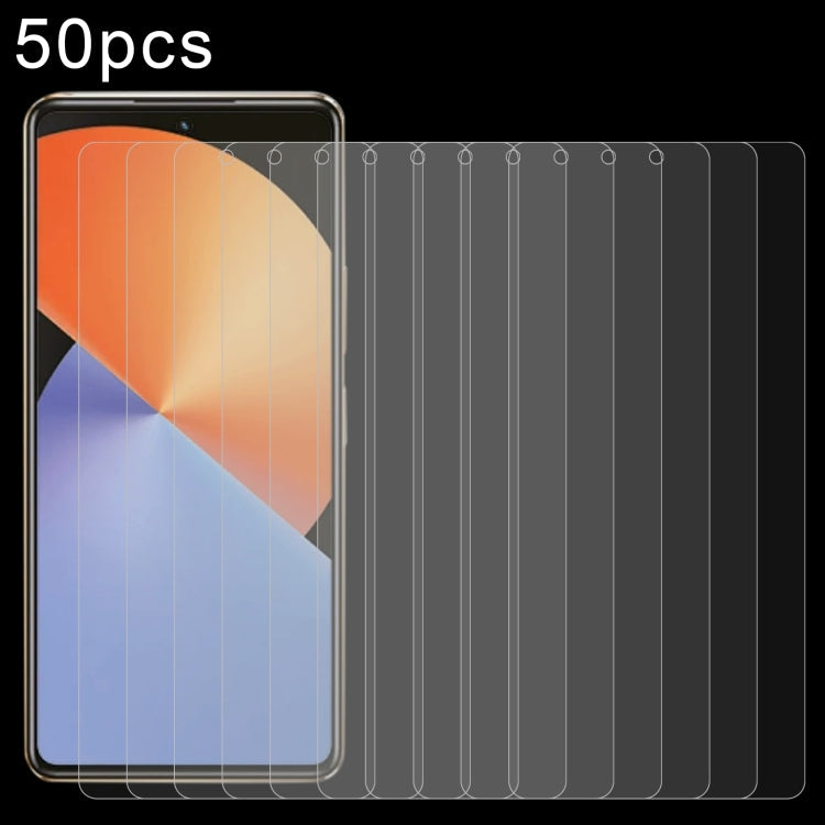 50pcs 0.26mm 9H 2.5D Tempered Glass Film-Reluova