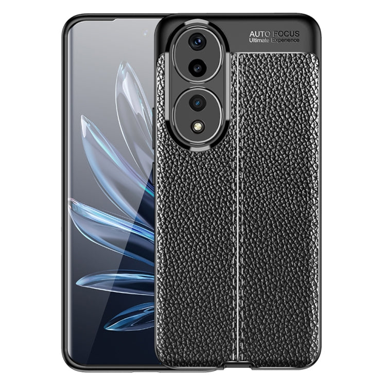 Litchi Texture Shockproof TPU Phone Case