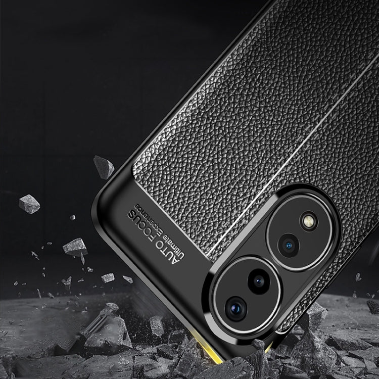 Litchi Texture Shockproof TPU Phone Case