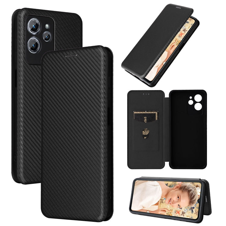 Carbon Fiber Texture Flip Leather Phone Case My Store