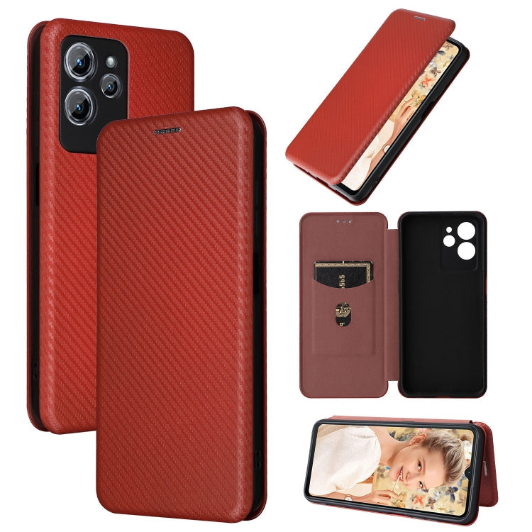 Carbon Fiber Texture Flip Leather Phone Case My Store