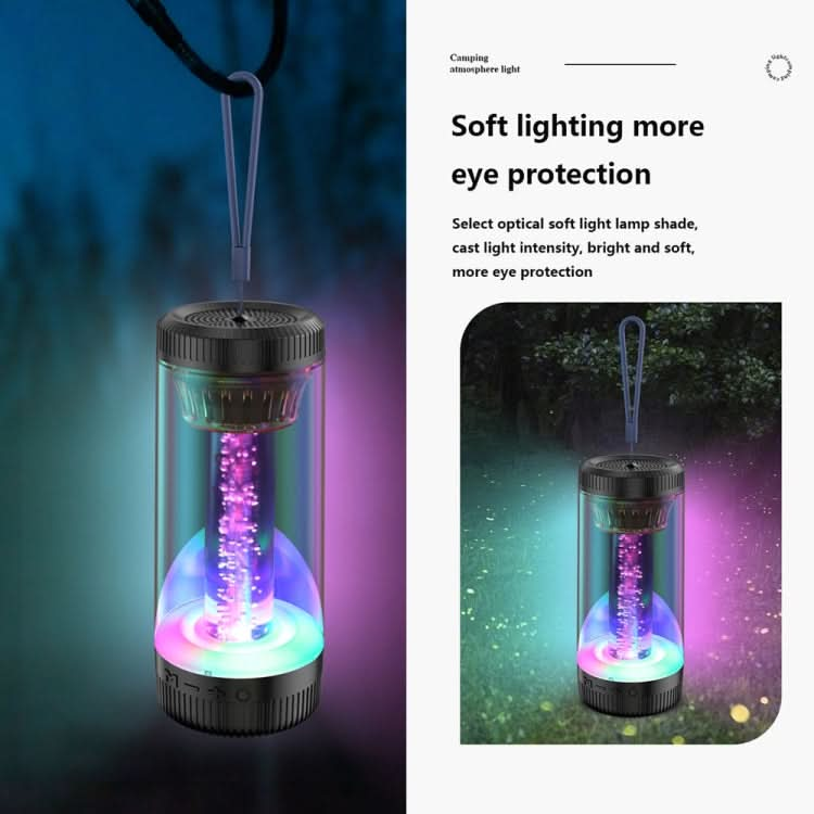 Z15 Portable RGB Atmosphere Light Outdoor Wireless Bluetooth Speaker