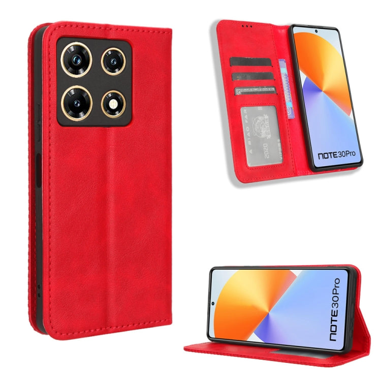 Magnetic Buckle Retro Texture Leather Phone Case, Series 3