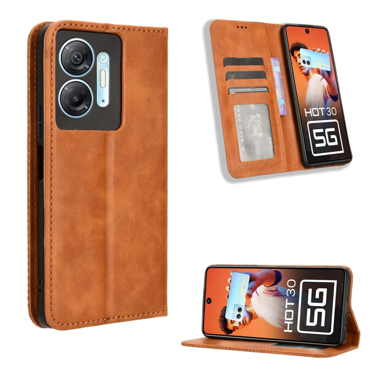 Magnetic Buckle Retro Texture Leather Phone Case, Series 1 My Store