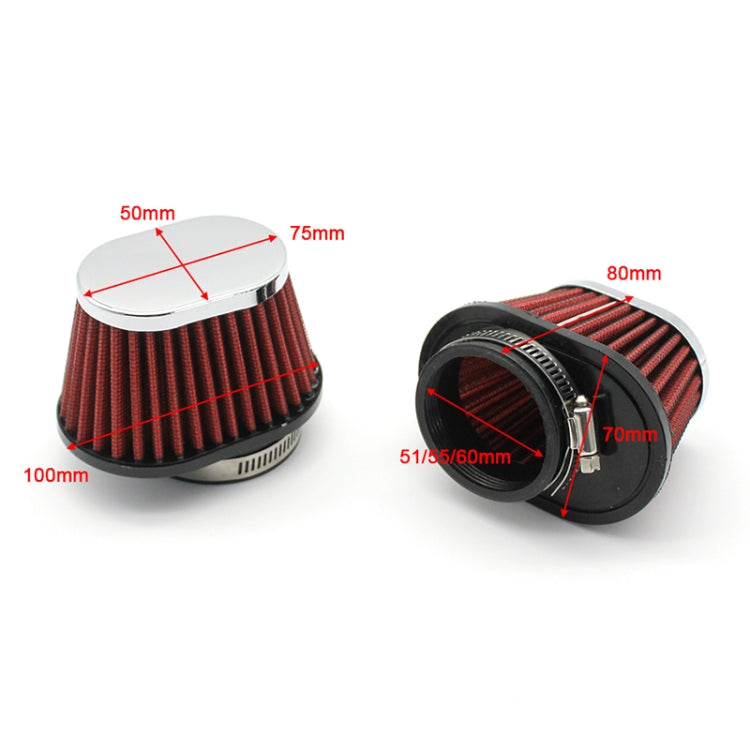 XH-UN073 Mushroom Head Style Car Modified Air Filter Motorcycle Exhaust Filter