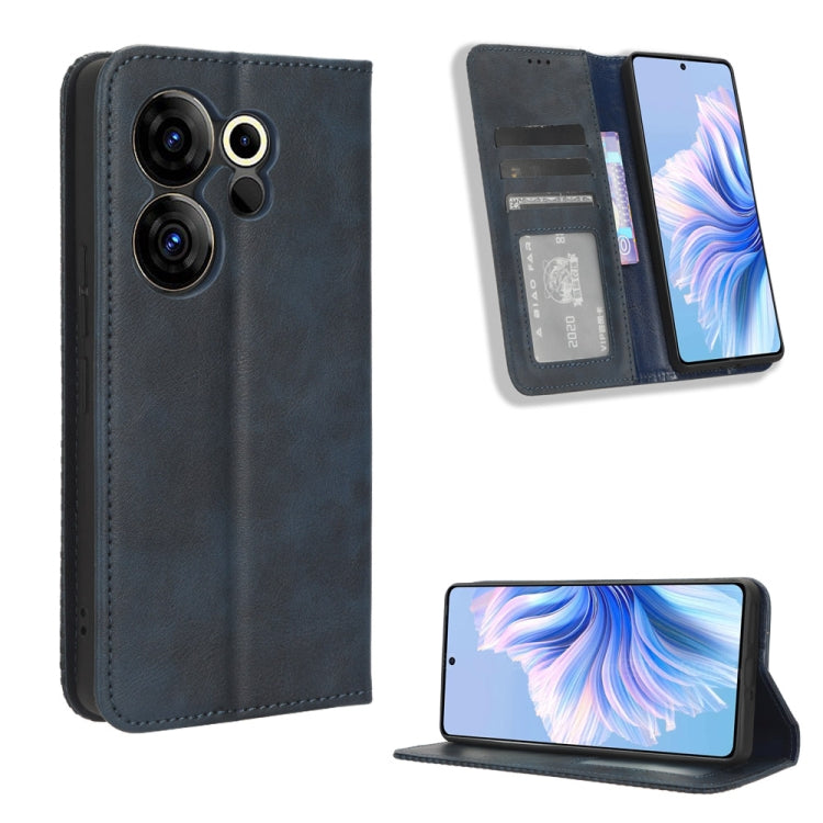 Magnetic Buckle Retro Texture Leather Phone Case, Series 1