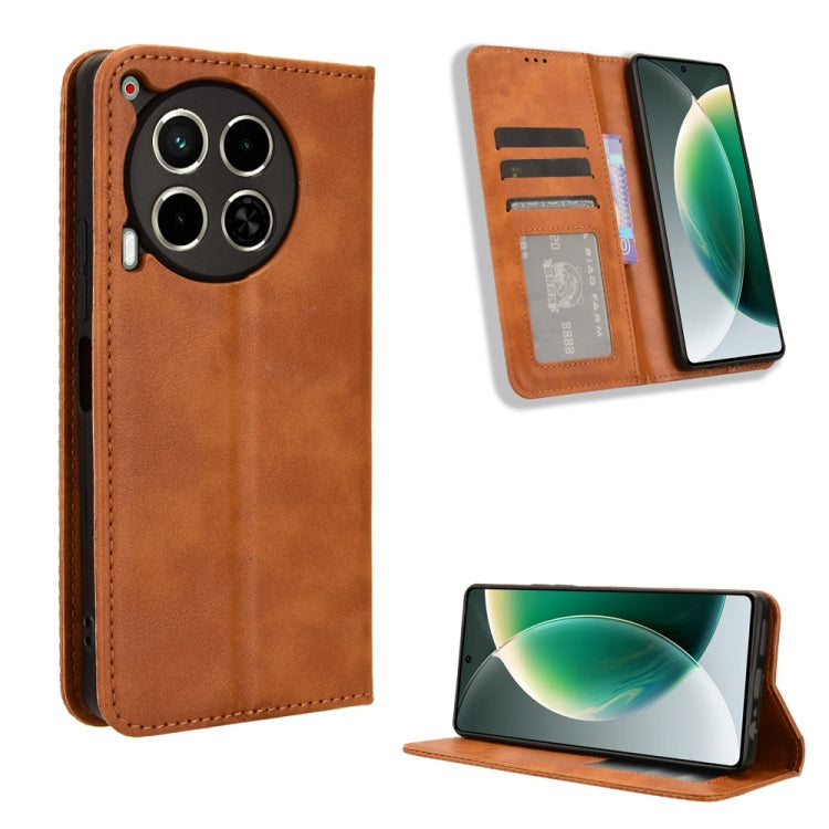 Magnetic Buckle Retro Texture Leather Phone Case, Series 2