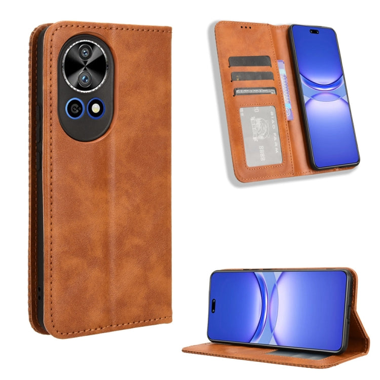 Magnetic Buckle Retro Texture Leather Phone Case, Series 1