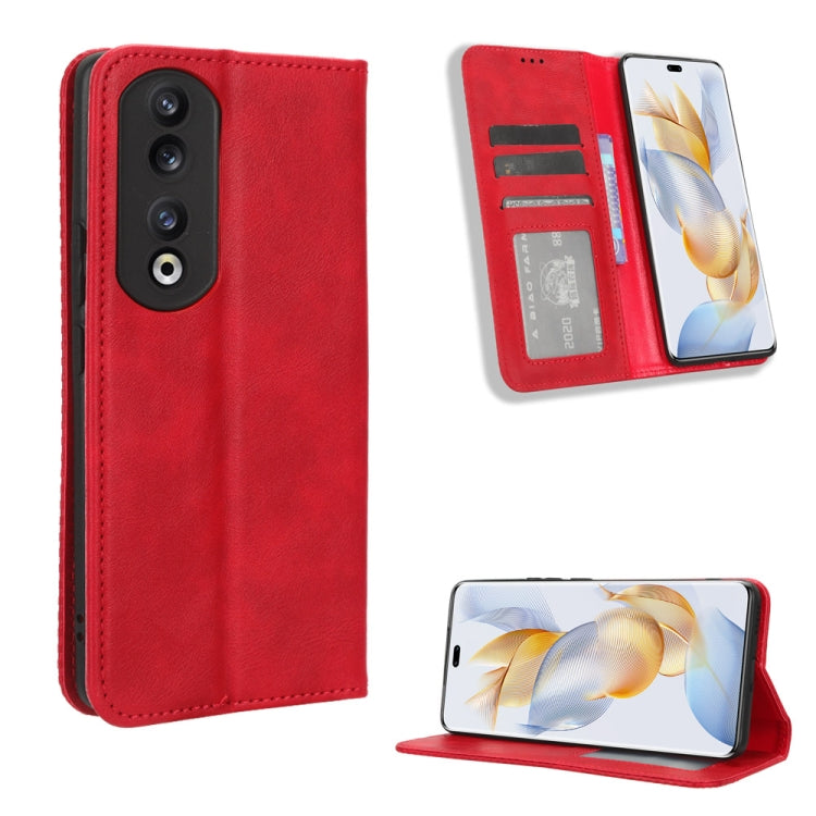 Magnetic Buckle Retro Texture Leather Phone Case, Series 2