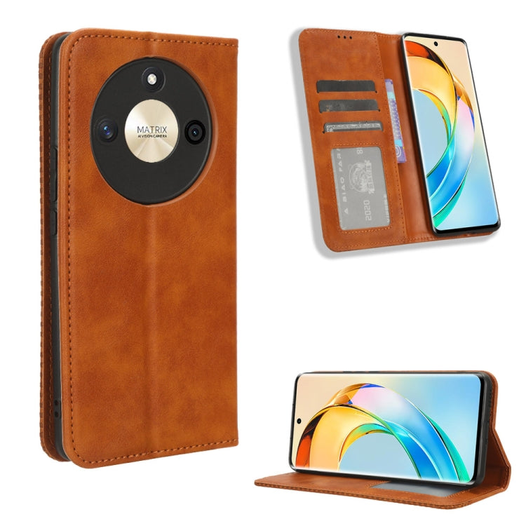 Magnetic Buckle Retro Texture Leather Phone Case, Series 3