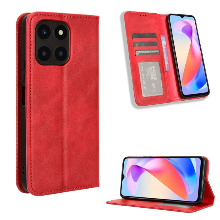 Magnetic Buckle Retro Texture Leather Phone Case, Series 1