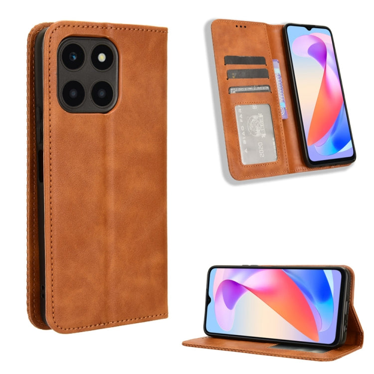 Magnetic Buckle Retro Texture Leather Phone Case, Series 1