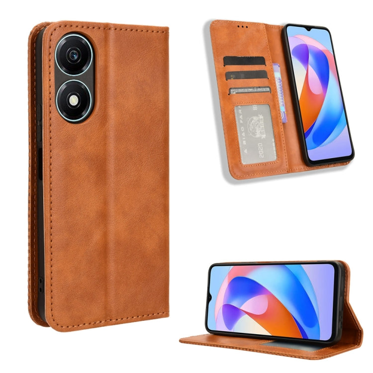 Magnetic Buckle Retro Texture Leather Phone Case, Series 1