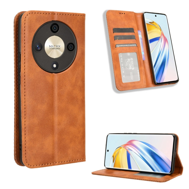 Magnetic Buckle Retro Texture Leather Phone Case, Series 3