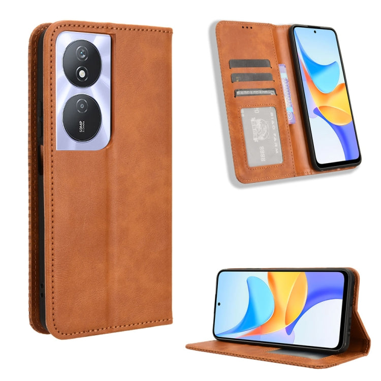 Magnetic Buckle Retro Texture Leather Phone Case, Series 1